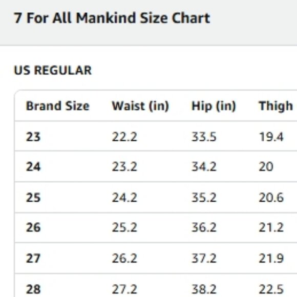 7 For All Mankind Size 28 Skinny Midrise Dark Wash Denim Jeans🆕📦⌚🏃🏻💨⚡🚚 - Picture 6 of 16